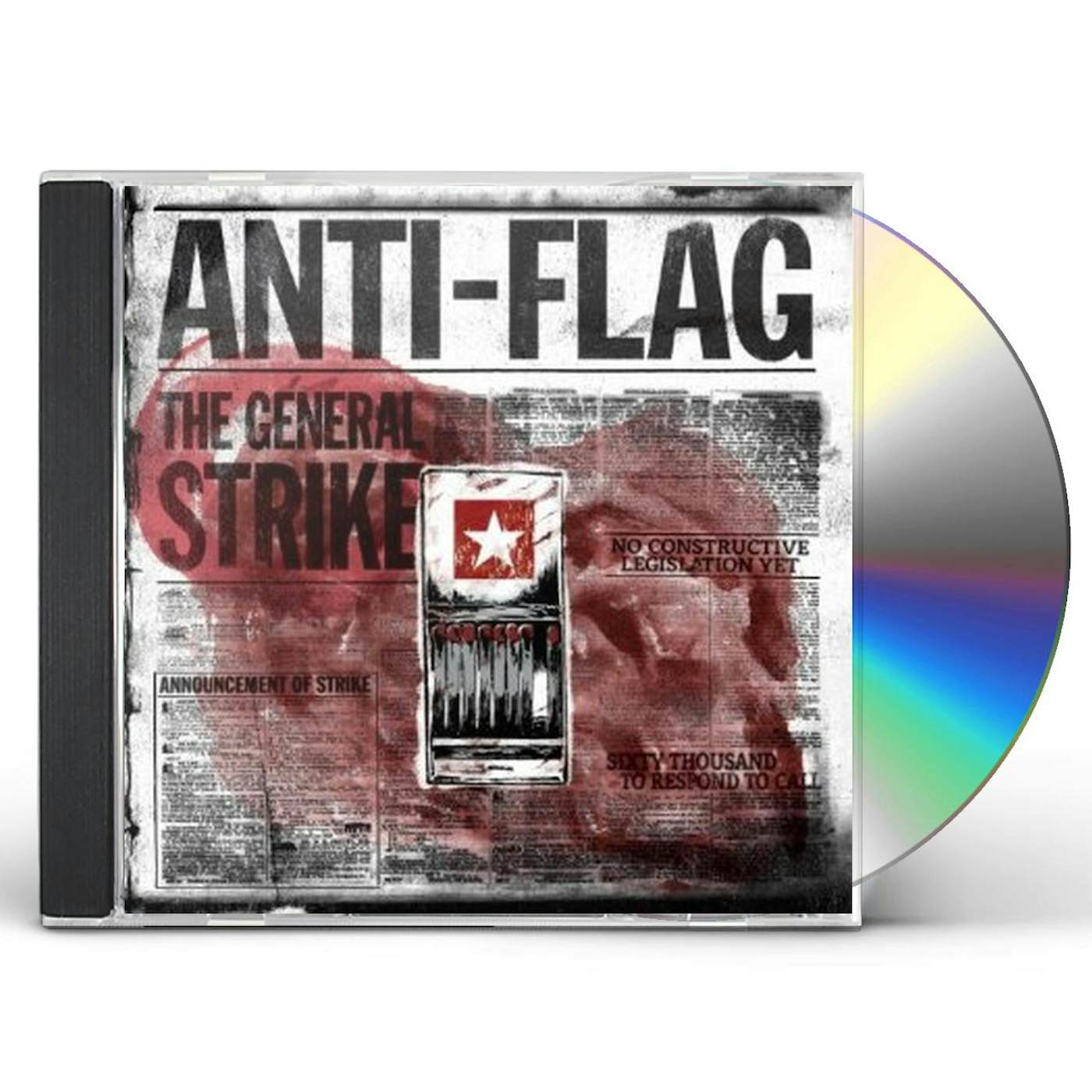 Anti-Flag GENERAL STRIKE TEE BUNDLE CD