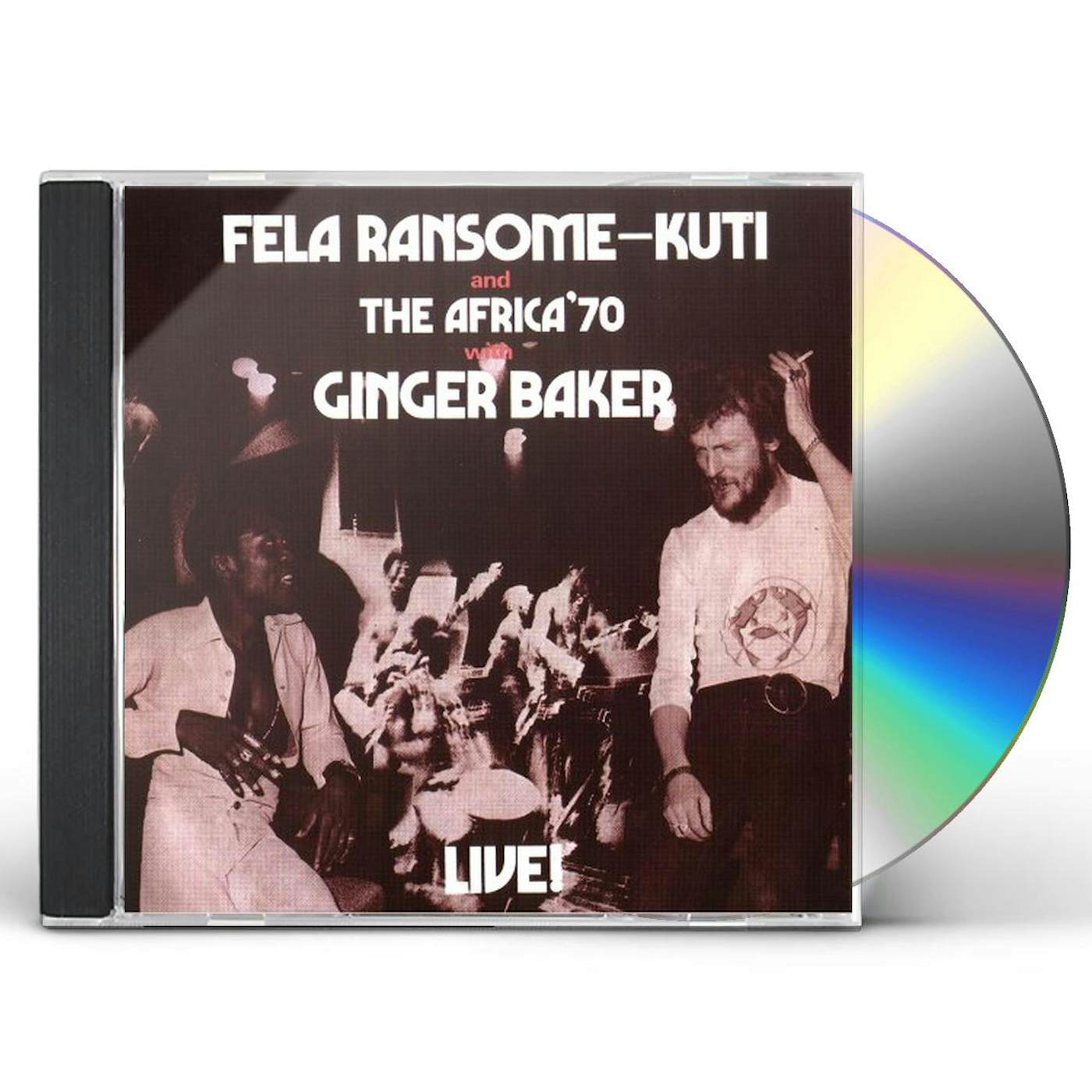 Fela Kuti LIVE WITH GINGER BAKER CD