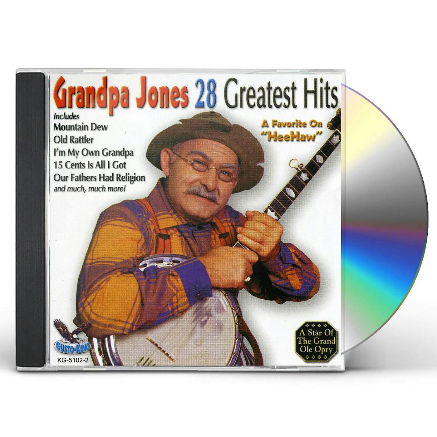 Grandpa Jones 28 GREATEST HITS CD