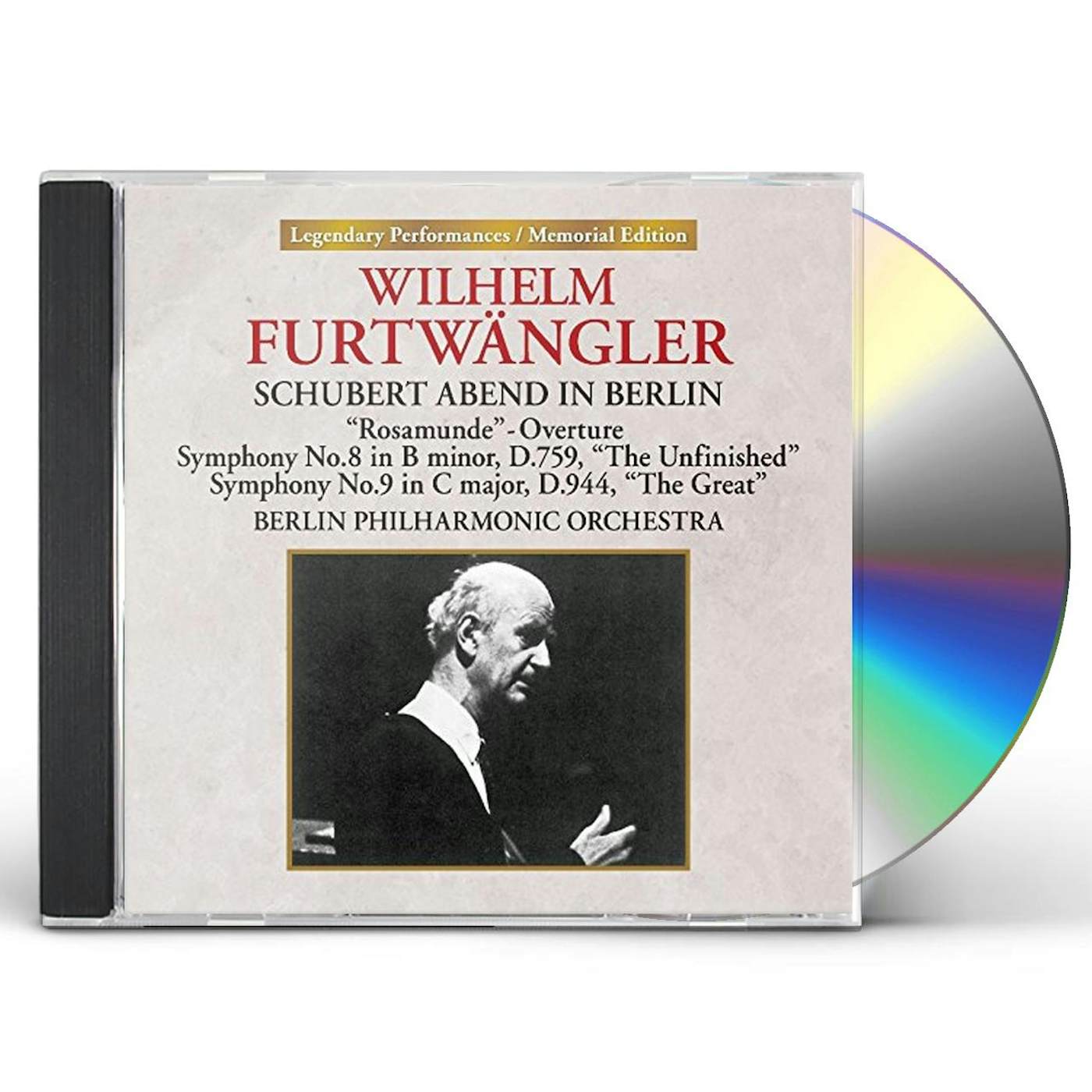 Wilhelm Furtwängler SCHUBERT ABEND IN BERLIN CD