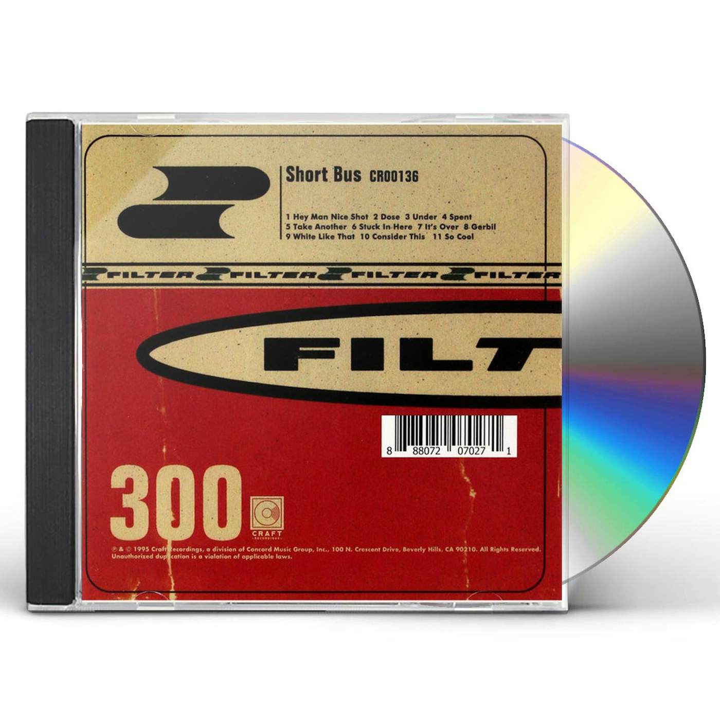 Filter SHORT BUS CD