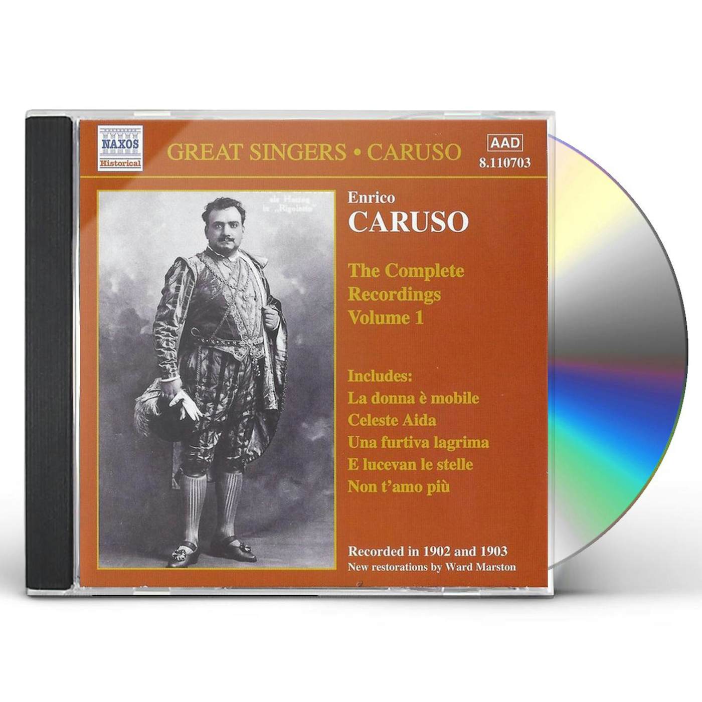 Enrico Caruso COMPLETE RECORDINGS-VOL. 1 CD