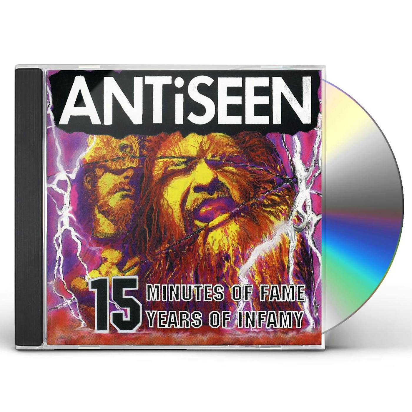 Antiseen 15 MINUTES OF FAME 15 YEARS OF INFAMY CD