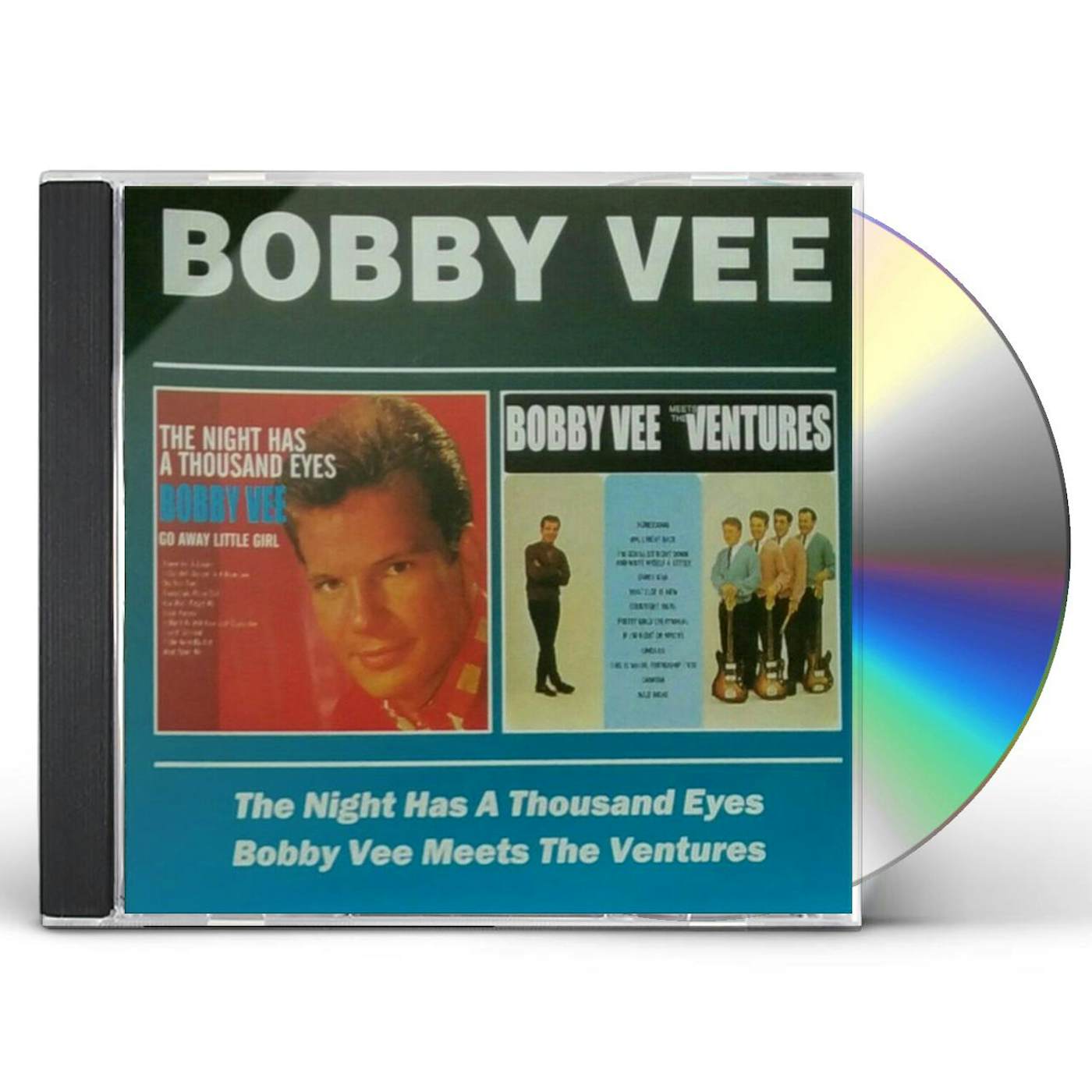 Bobby Vee NIGHT HAS A THOUSAND EYES / MEETS THE VENTURES CD