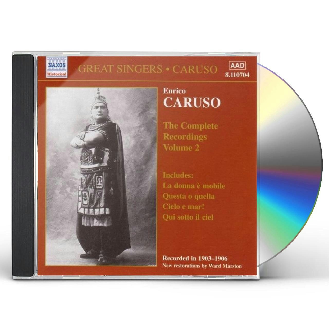 Enrico Caruso COMPLETE RECORDINGS VOL. 2 CD