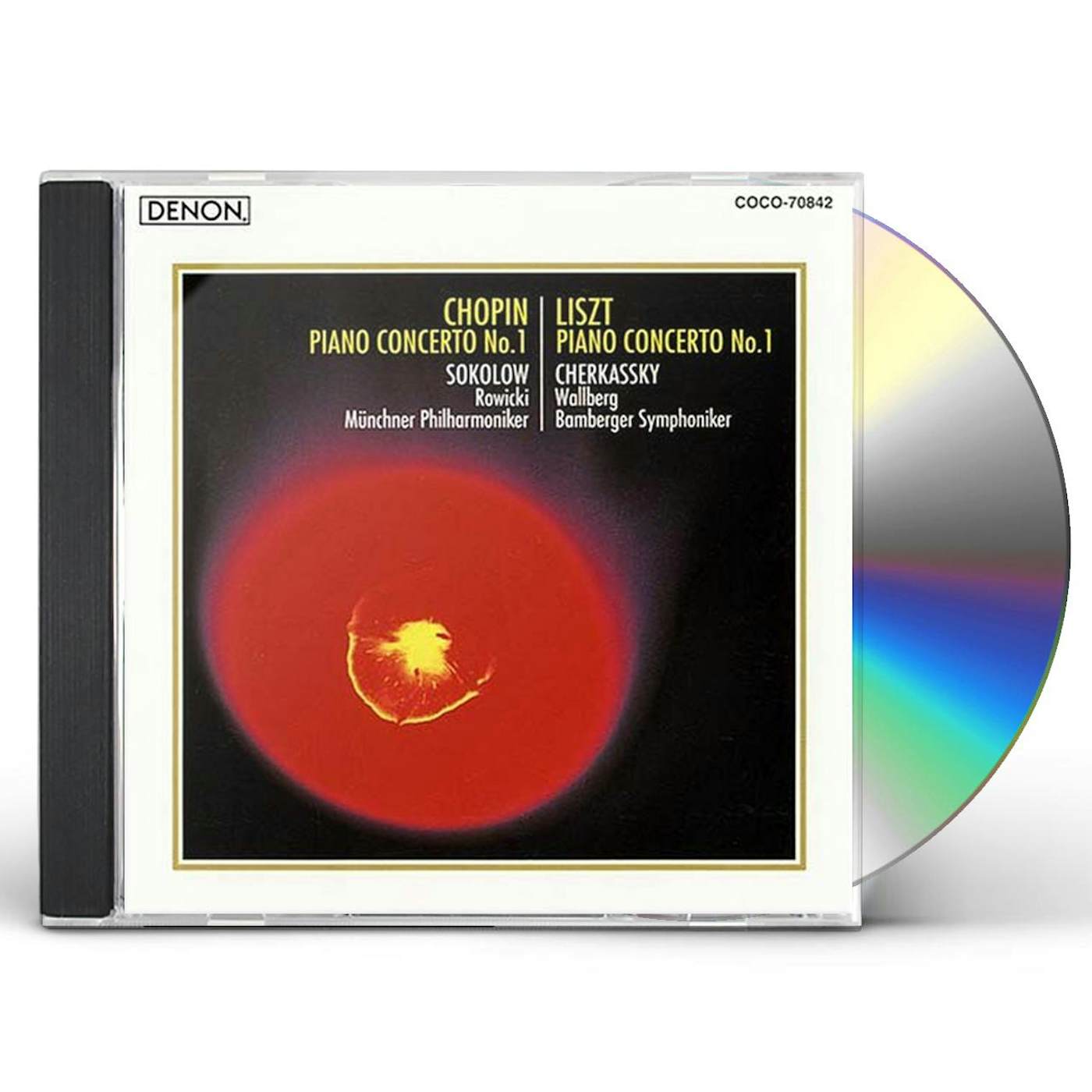 Chopin / Grigory Sokolov CHOPIN: PIANO CTO 1 / LISZT PIANO CTO 1 CD