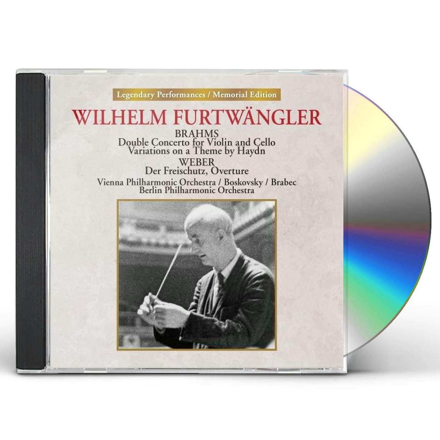 Wilhelm Furtwängler BRAHMS: VIOLIN CONCERTO CD
