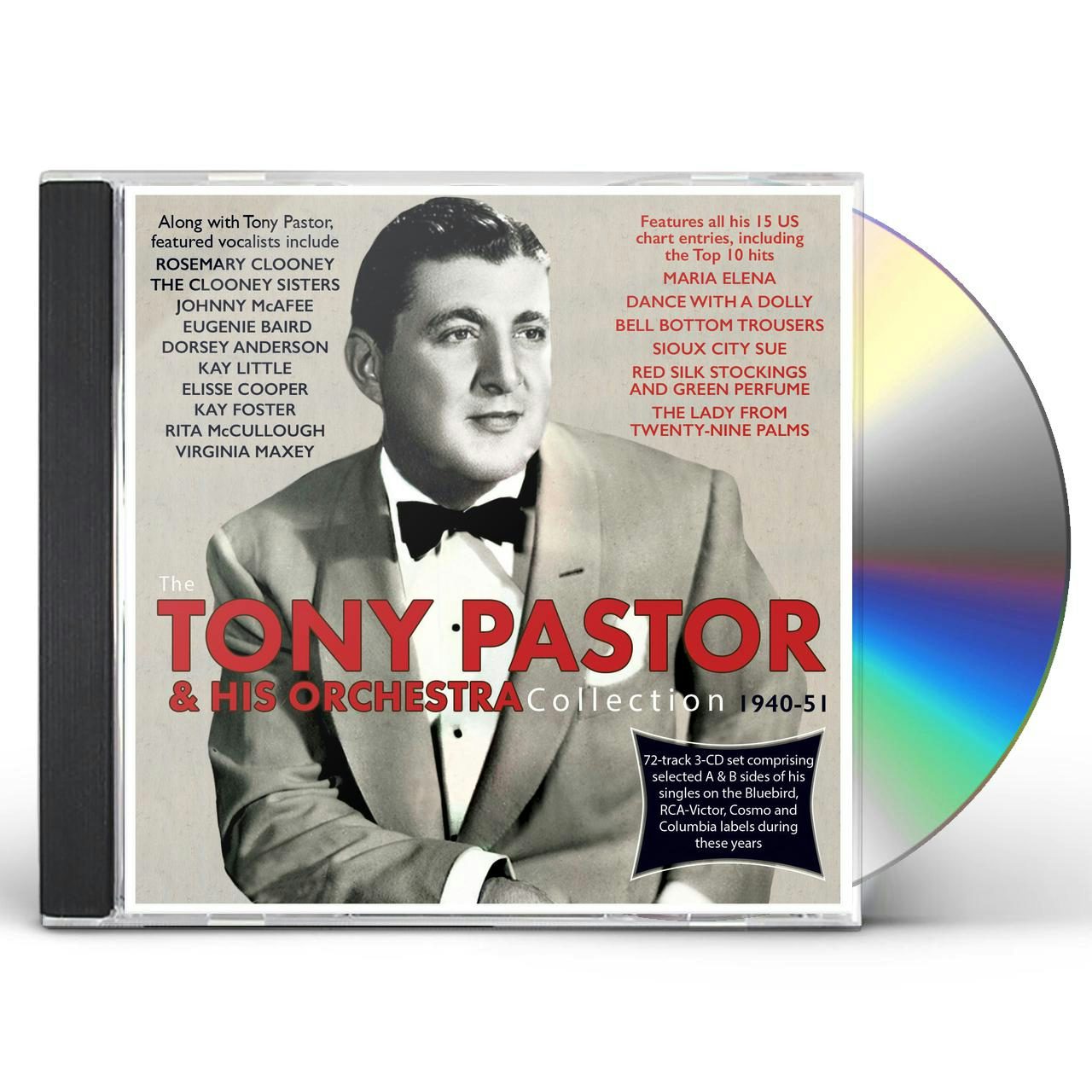 Tony Pastor & His Orchestra COLLECTION 1940-51 CD