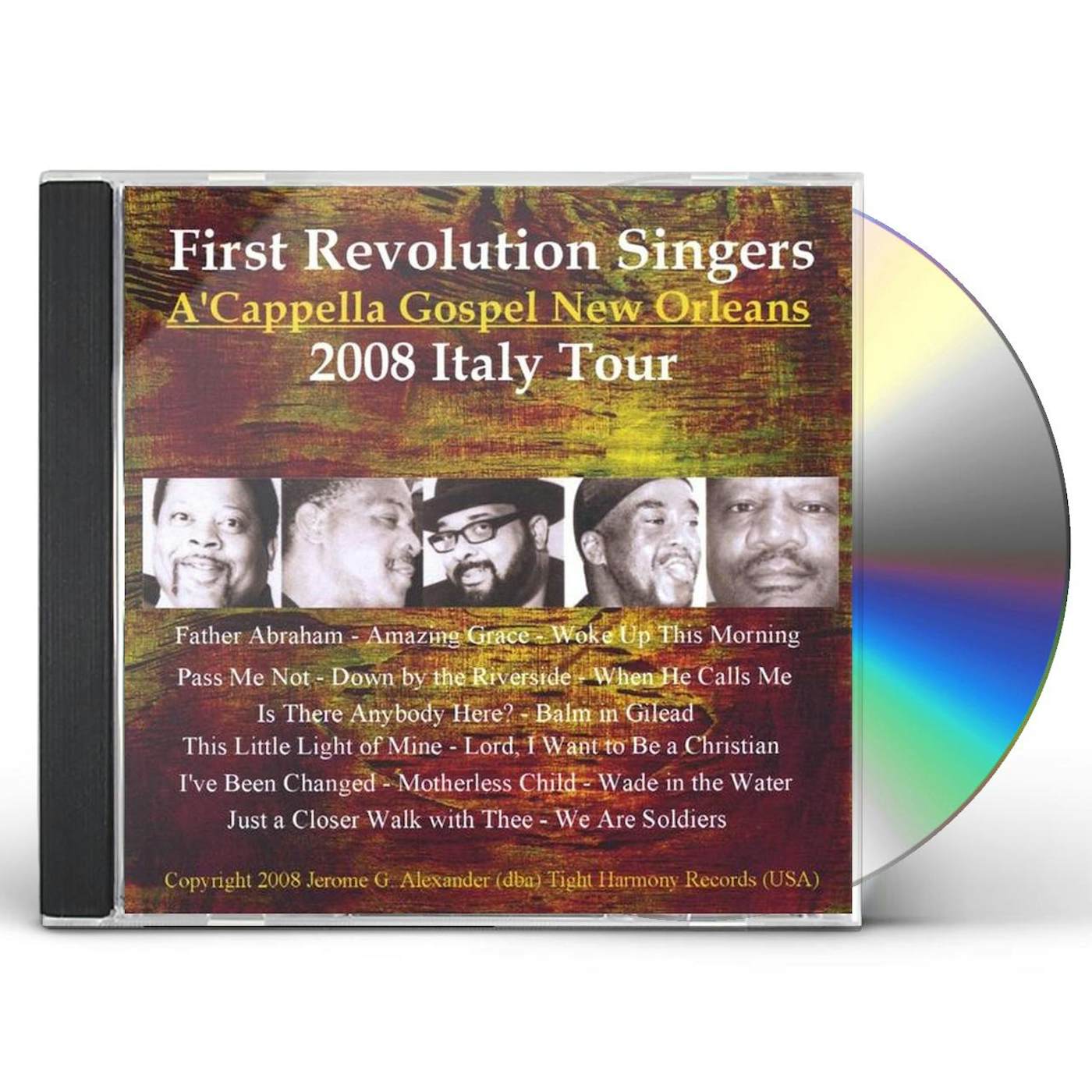 First Revolution Singers 2008 ITALY TOUR CD