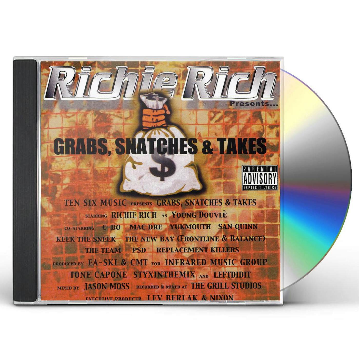 Richie Rich GRABS SNATCHES & TAKES CD