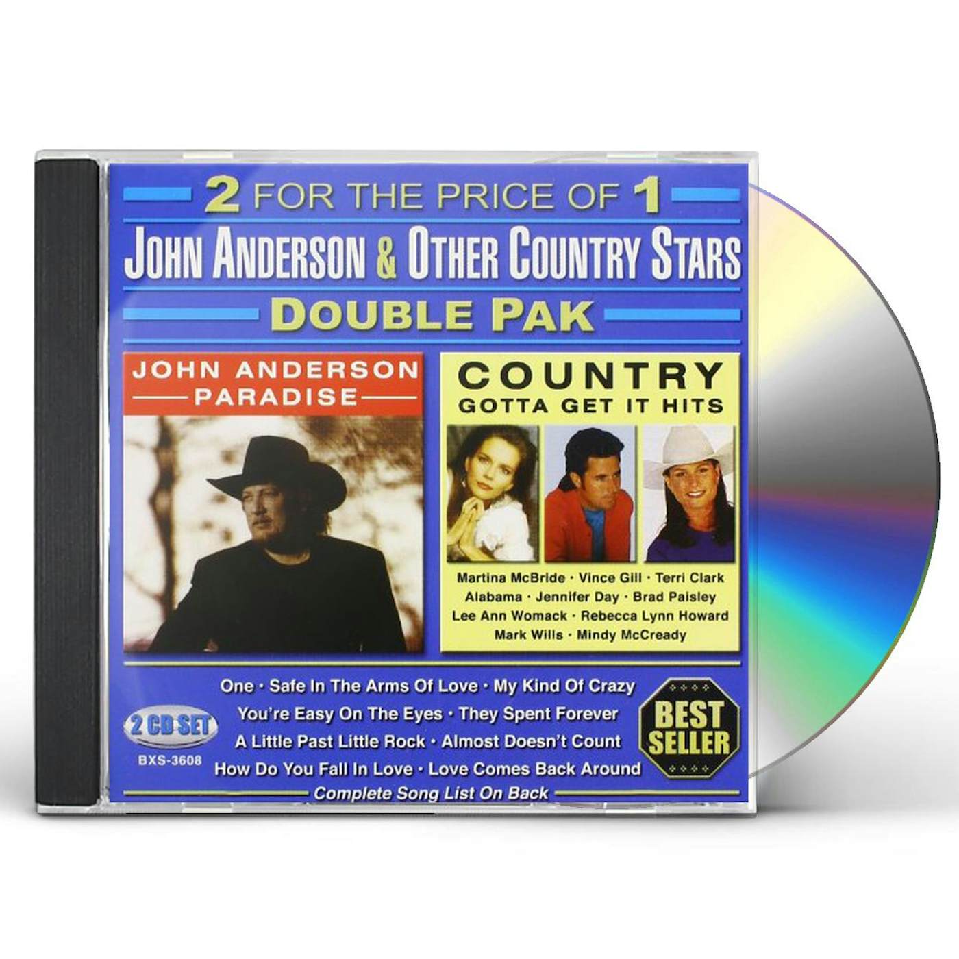 JOHN ANDERSON & OTHER COUNTRY STARS CD