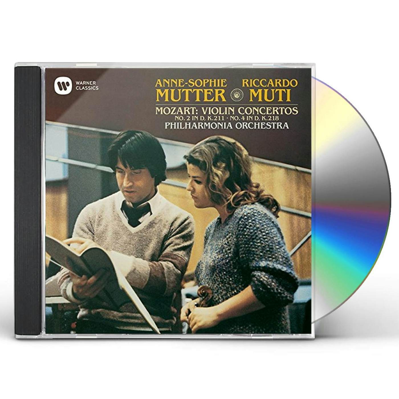 Anne-Sophie Mutter MOZART: VIOLIN CONCERTO NO. 2 & 4 CD