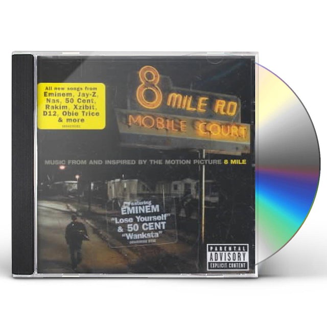 8 Mile O S T 8 Mile Eminem Original Soundtrack Cd