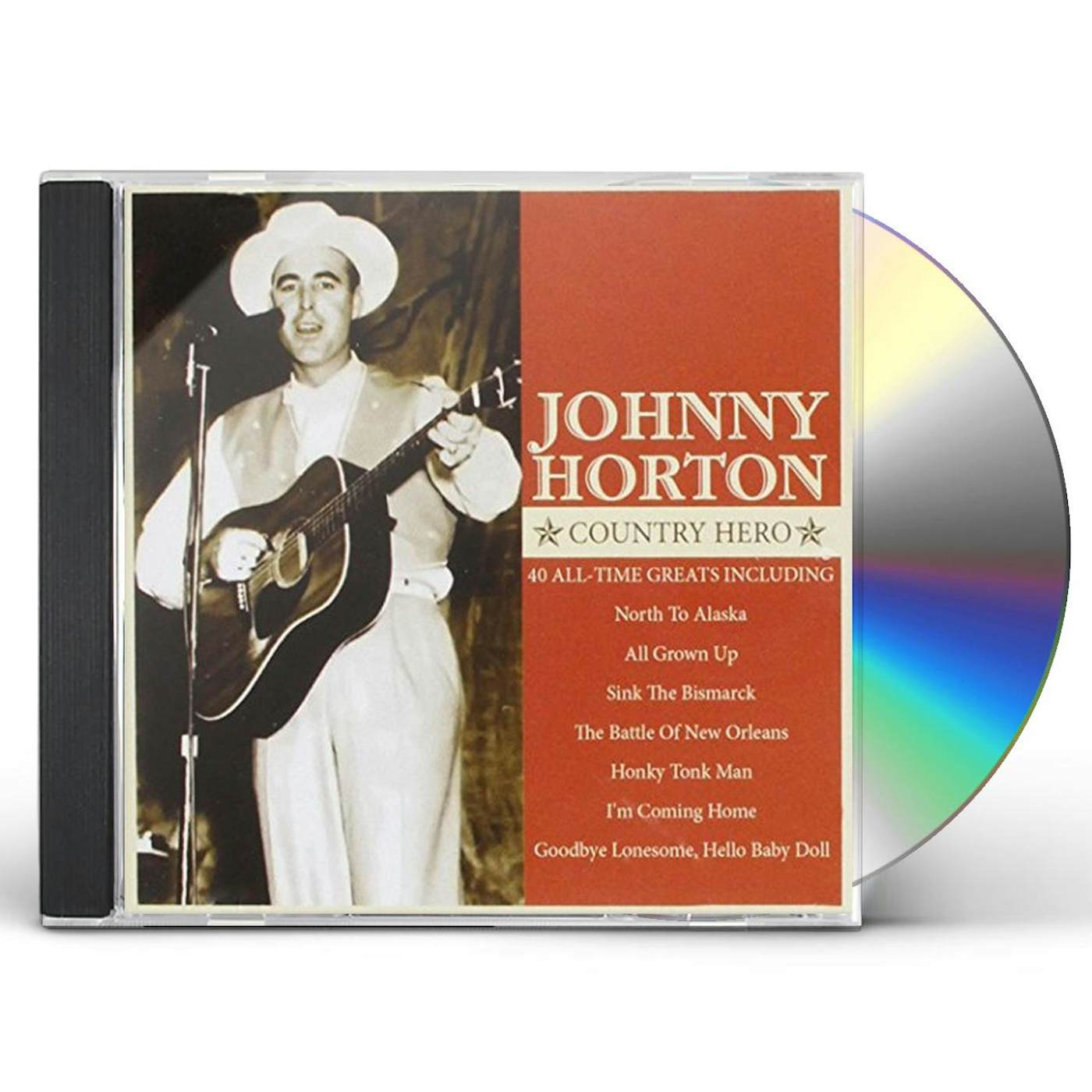 Johnny Horton COUNTRY HERO CD