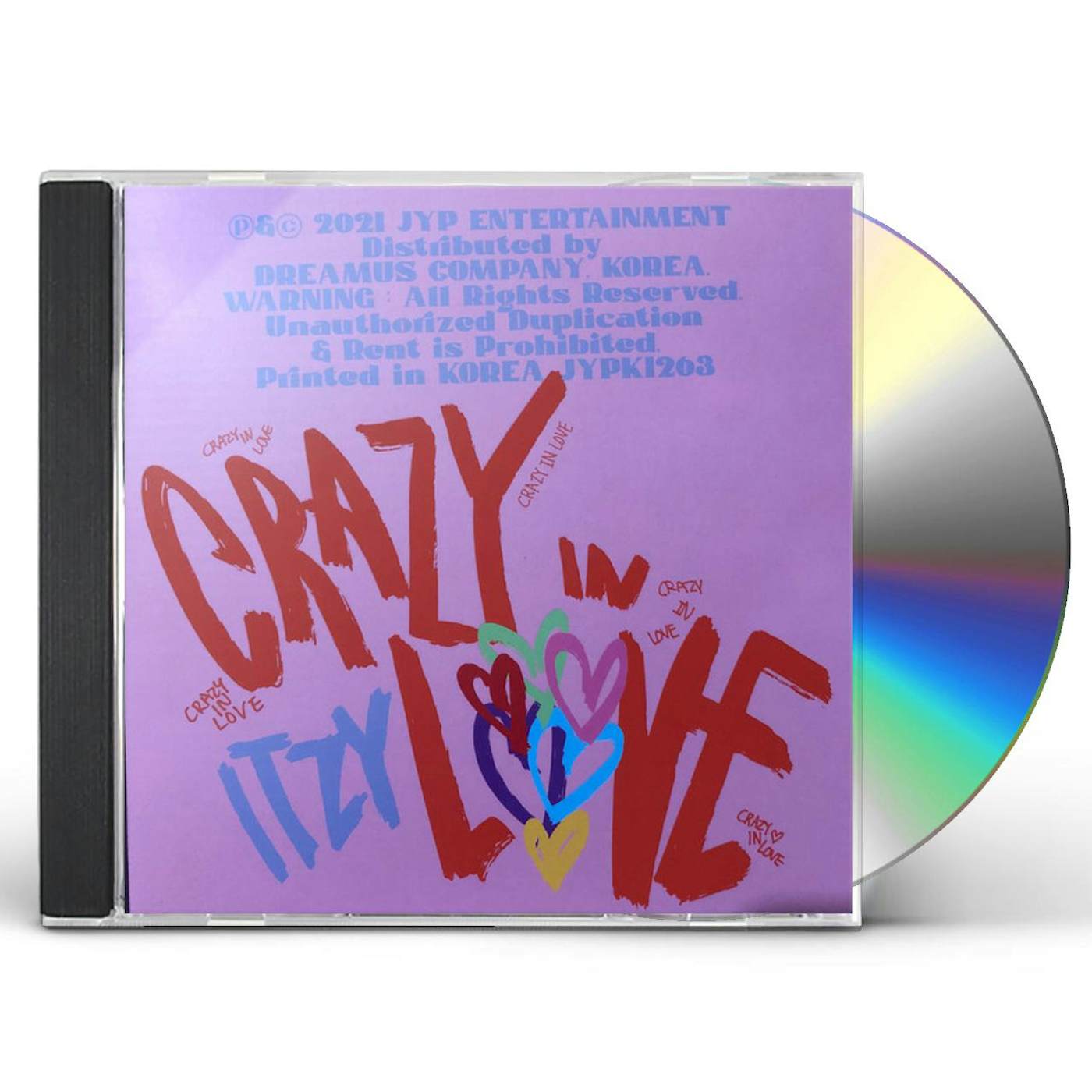 ITZY - 1st Full Album - CRAZY IN LOVE – SarangHello