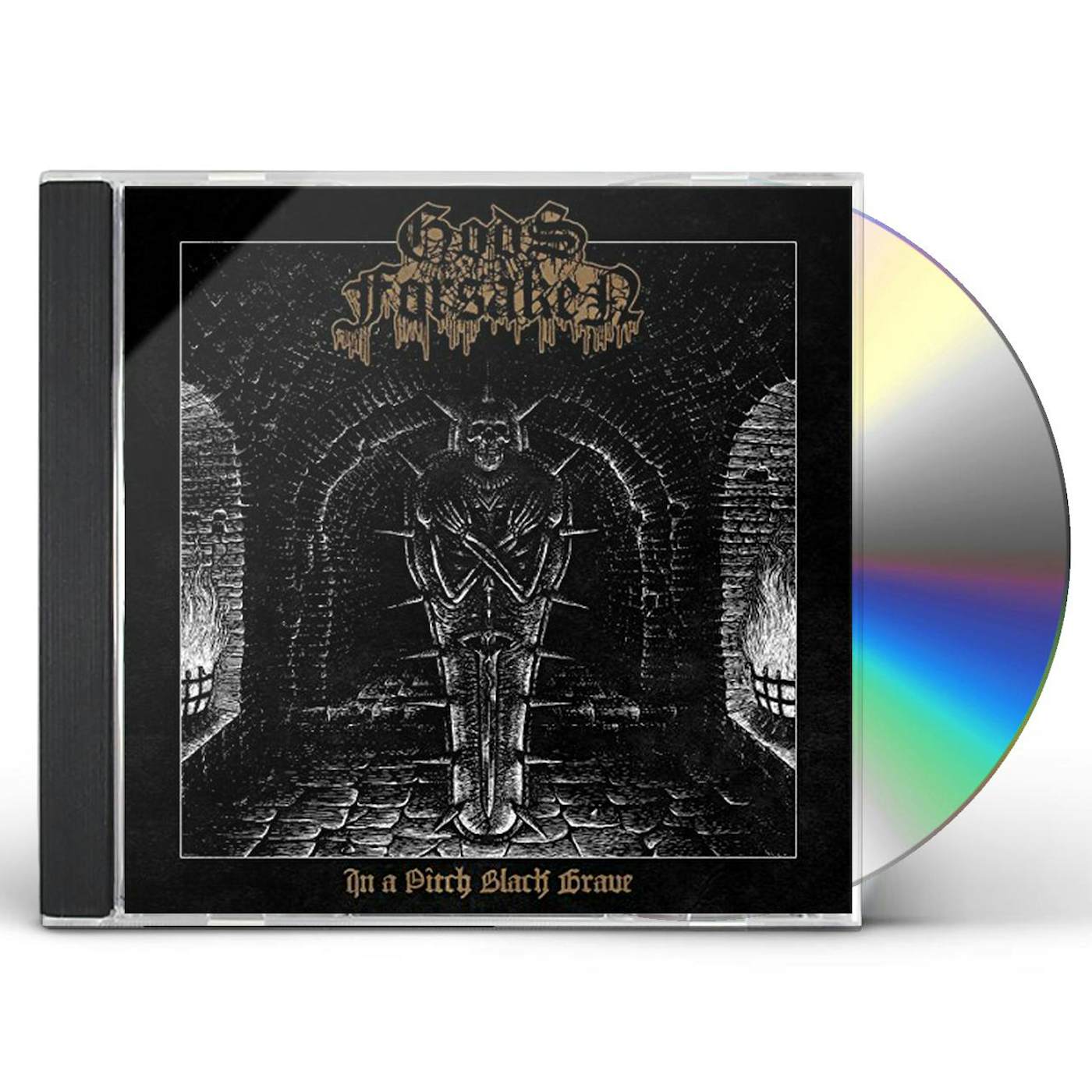 Gods Forsaken IN A PITCH BLACK GRAVE CD