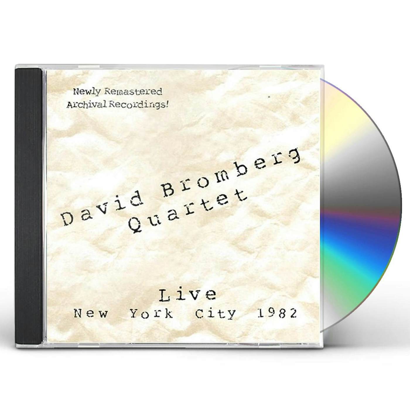 David Bromberg LIVE: NEW YORK CITY 1982 CD