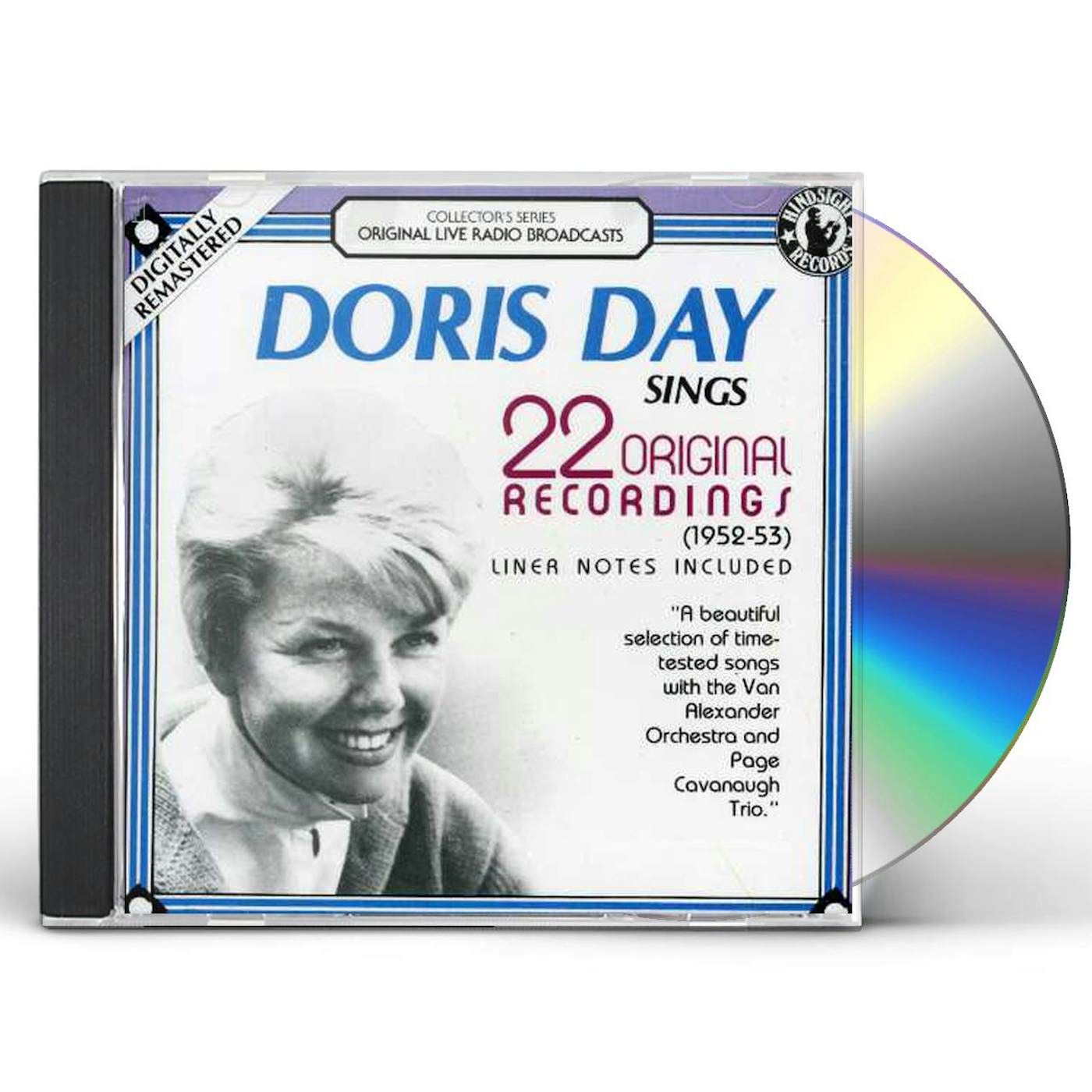 Doris Day SINGS 22 GREAT SONGS ON ORIGINAL BIG BAND (52-53) CD