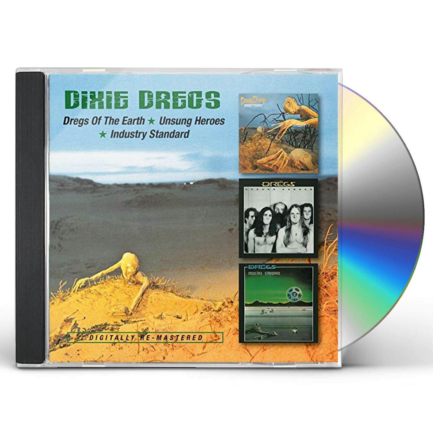 Dixie Dregs DREGS OF EARTH / UNSUNG HEROES / INDUSTRY STANDARD CD