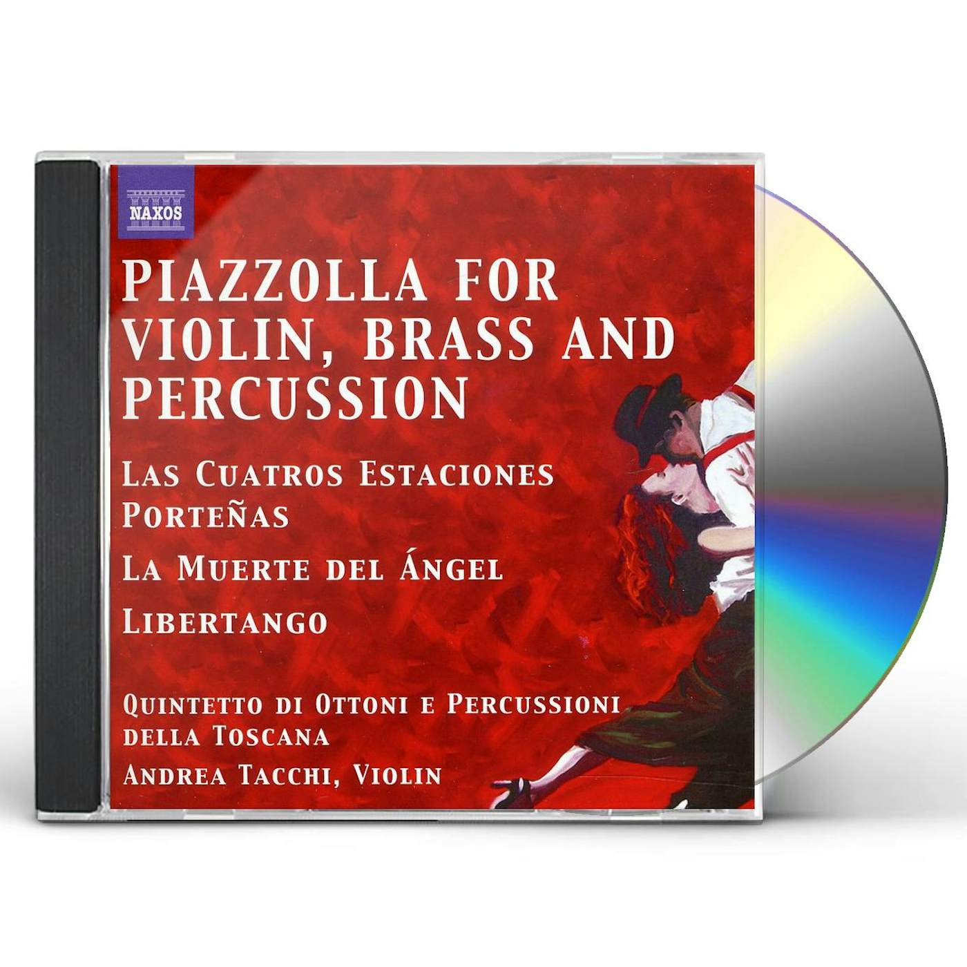 Astor Piazzolla TANGOS FOR VIOLIN BRASS & PERCUSSION QUINTET CD