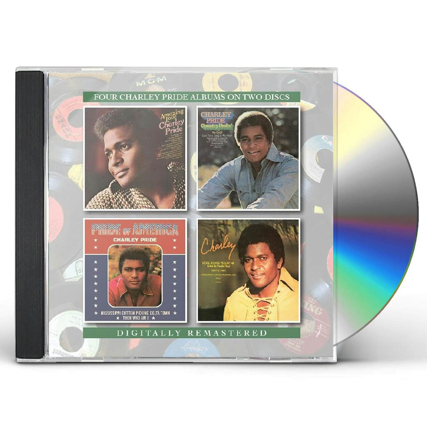 Charley Pride AMAZING LOVE / PRIDE OF AMERICA / CHARLEY CD