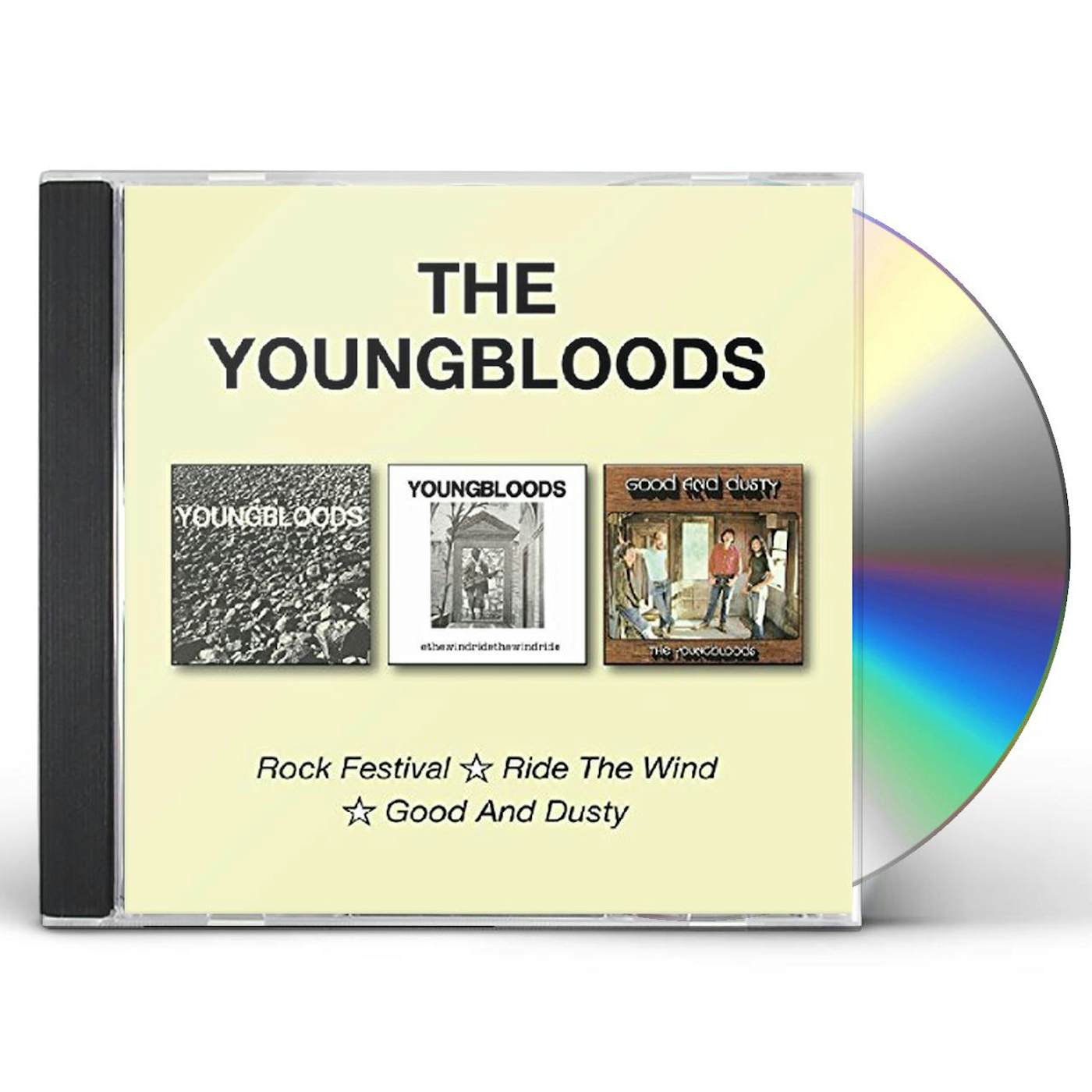 The Youngbloods ROCK FESTIVAL / RIDE THE WIND / GOOD & DUSTY CD