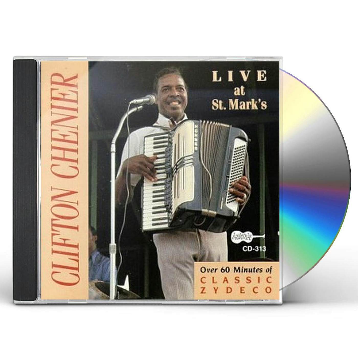 Clifton Chenier LIVE AT ST MARK'S CD