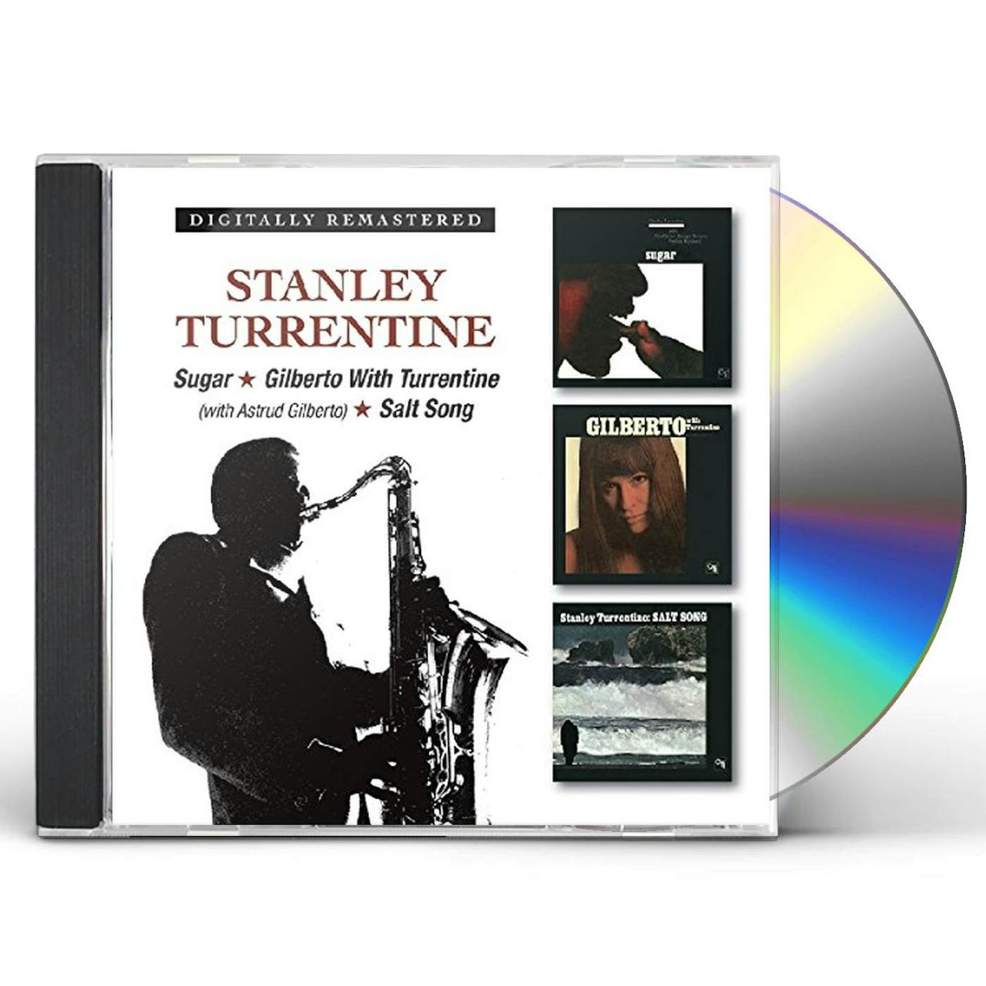 Stanley Turrentine SUGAR / GILBERTO WITH TURRENTINE / SALT SONG CD