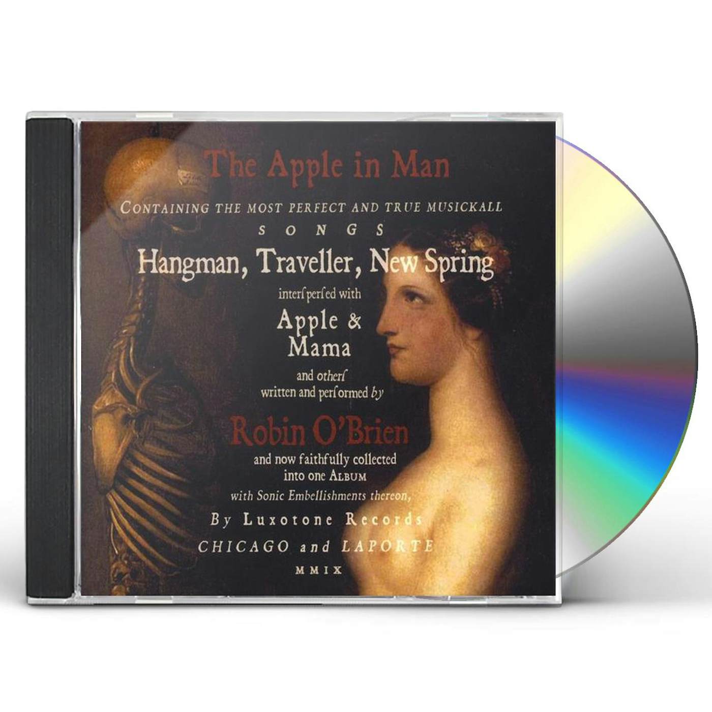 Robin O'Brien APPLE IN MAN CD