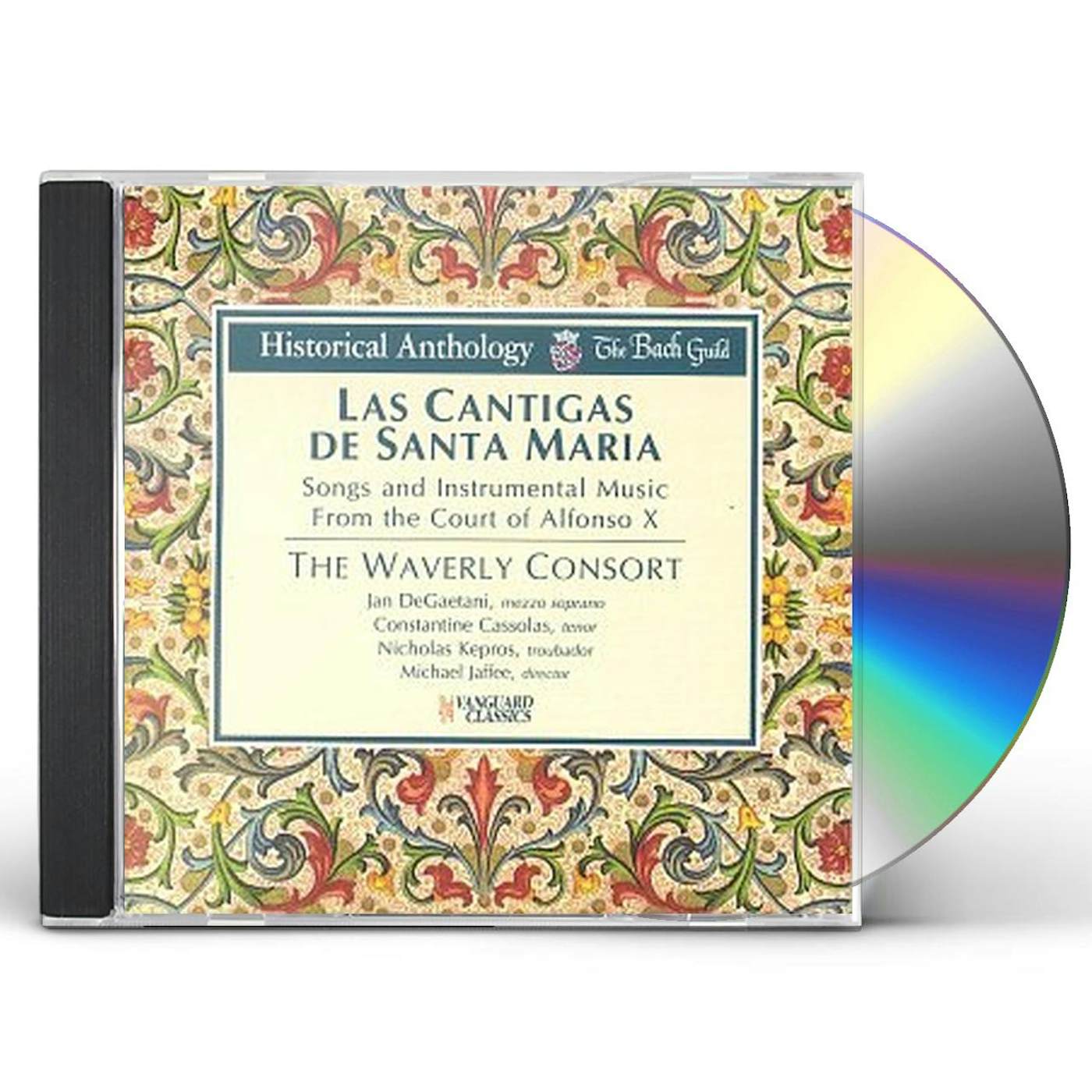 Waverly Consort LAS CANTIGAS DE SANTA MARIA CD