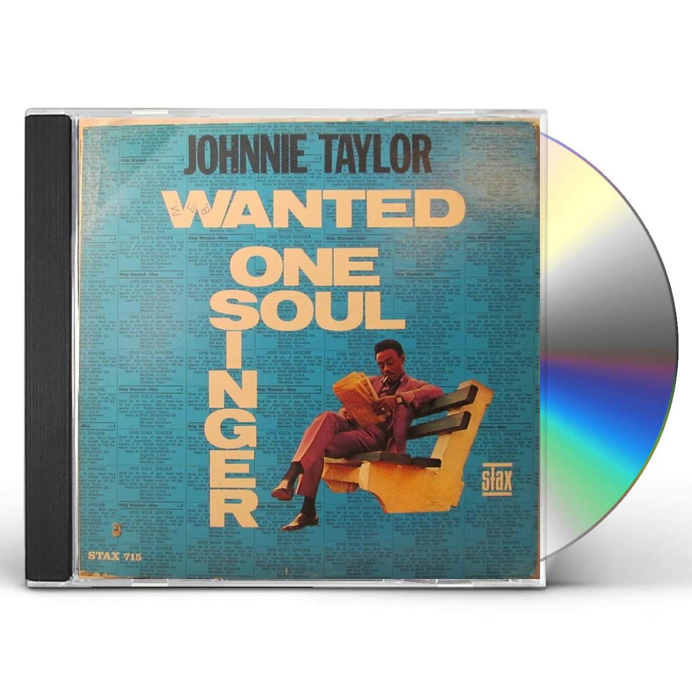 Johnnie Taylor WANTED: ONE SOUL SINGER CD