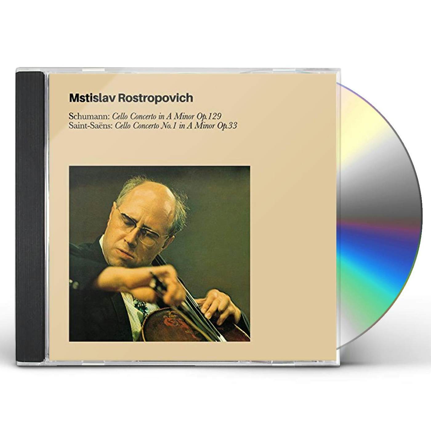 Mstislav Rostropovich SCHUMANN CELLO CONCERTO IN A MINOR OP.129 / SAINT CD