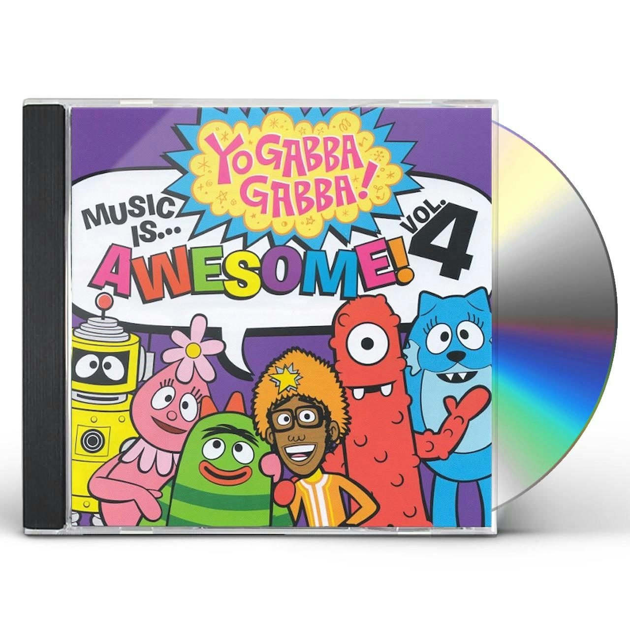 Yo Gabba Gabba MUSIC IS AWESOME 4 CD