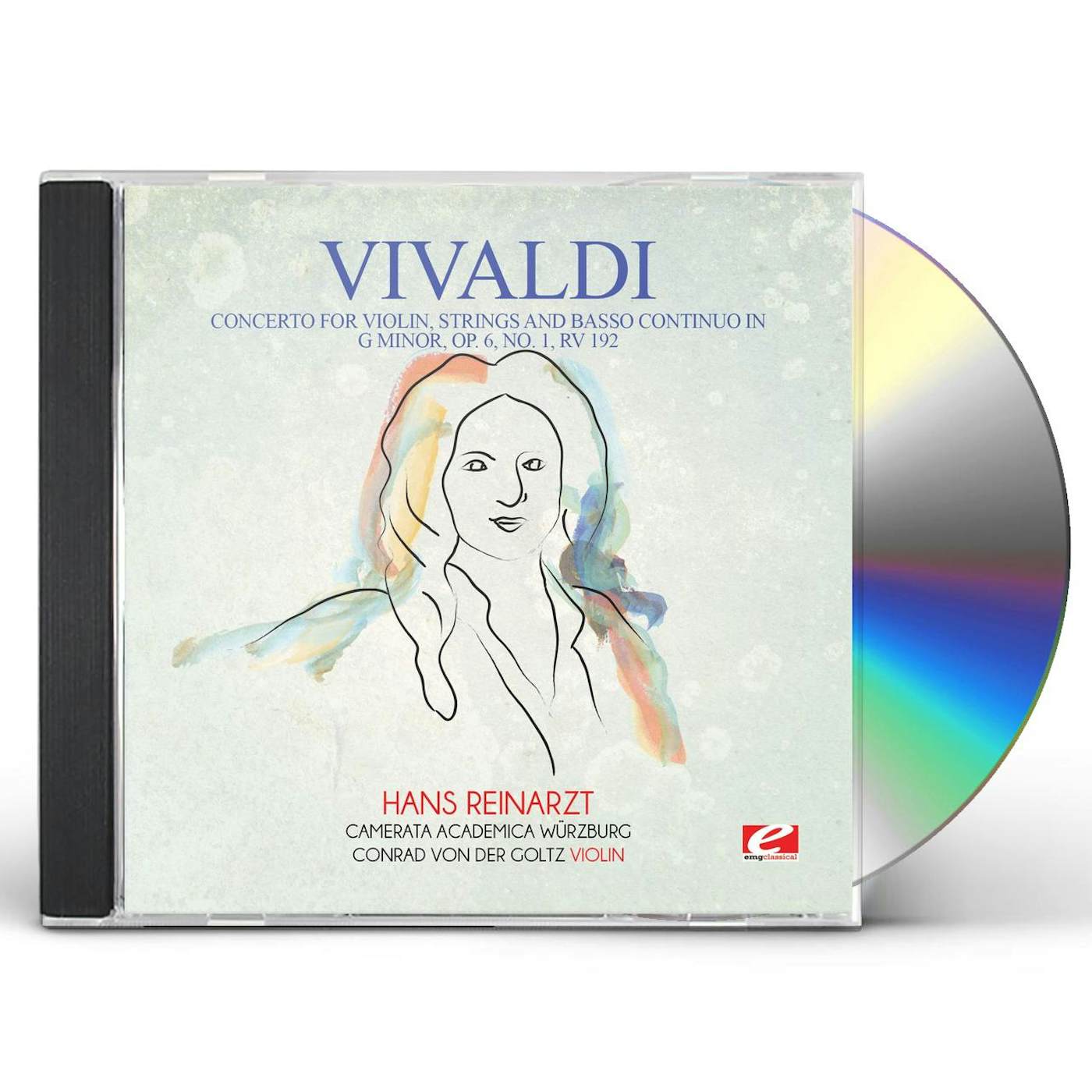 Antonio Vivaldi CONCERTO FOR VIOLIN STRINGS & BASSO CONTINUO IN G CD