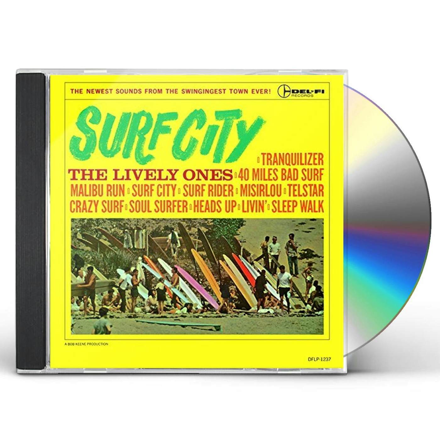 The Lively Ones SURF CITY CD