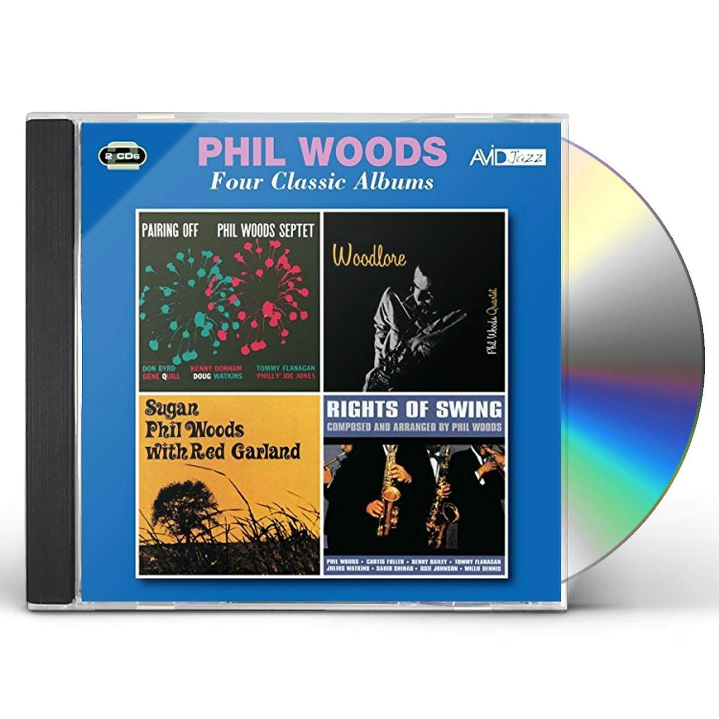 Phil Woods PAIRING OFF / WOODLORE / SUGAN / RIGHTS OF SWING CD