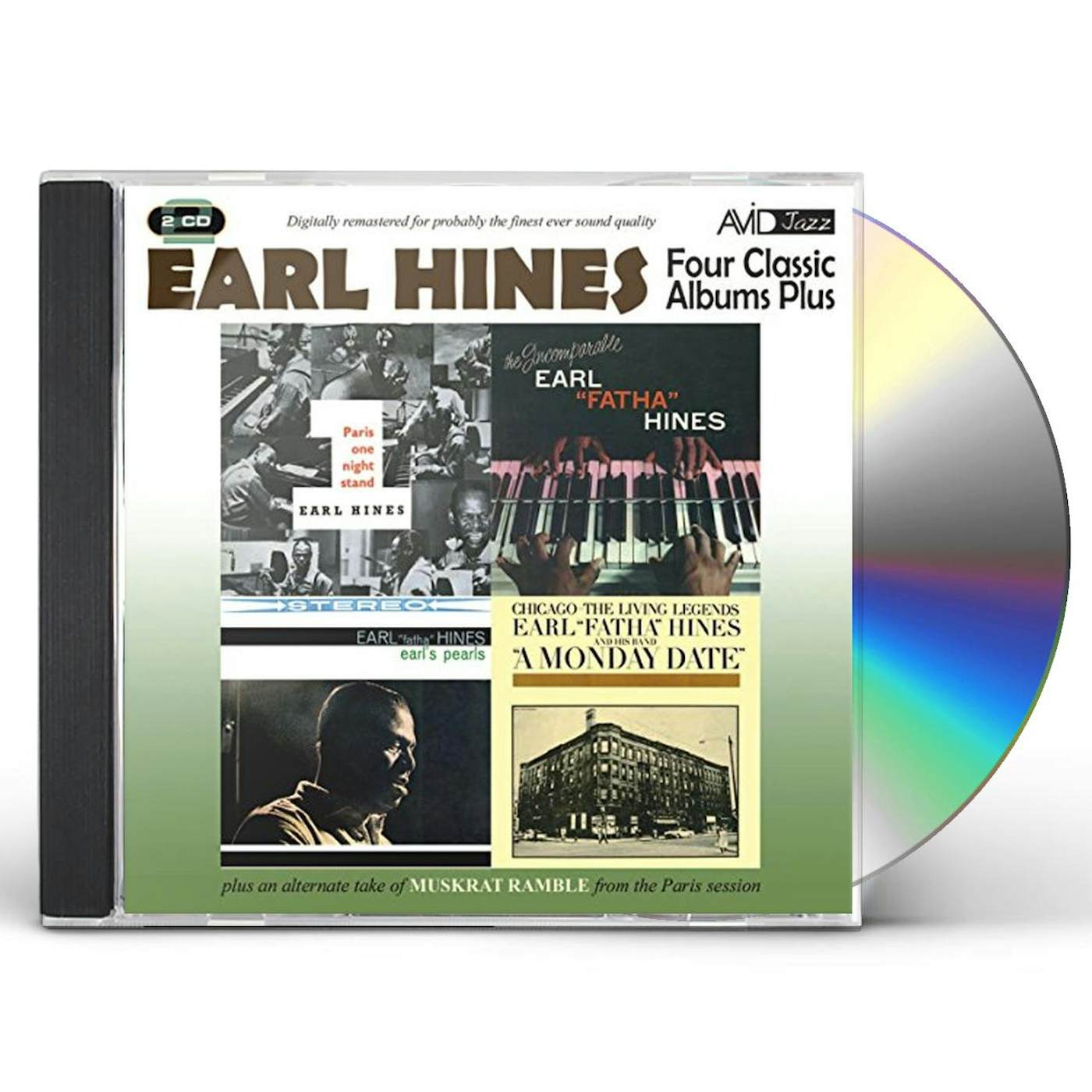 Earl Hines MONDAY DATE / PARIS ONE NIGHT STAND / EARL'S PEARL CD