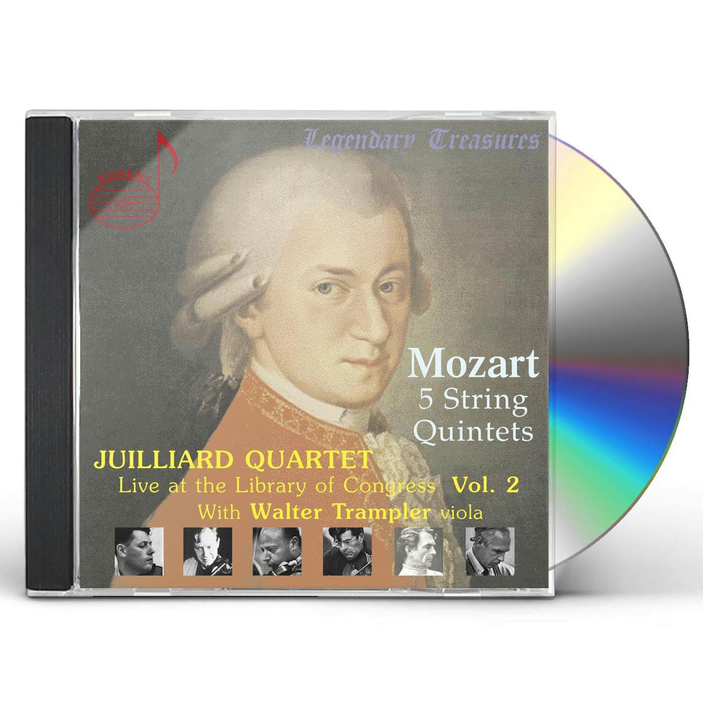 Juilliard String Quartet LIVE AT THE LIBRARY OF CONGRESS 2 CD