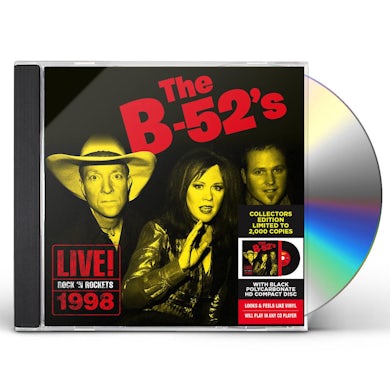 The B-52's LIVE! ROCK 'N ROCKETS 1998 CD