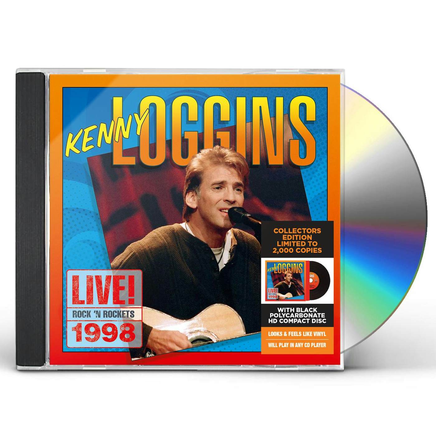 Kenny Loggins LIVE ROCK 'N ROCKETS 1998 CD