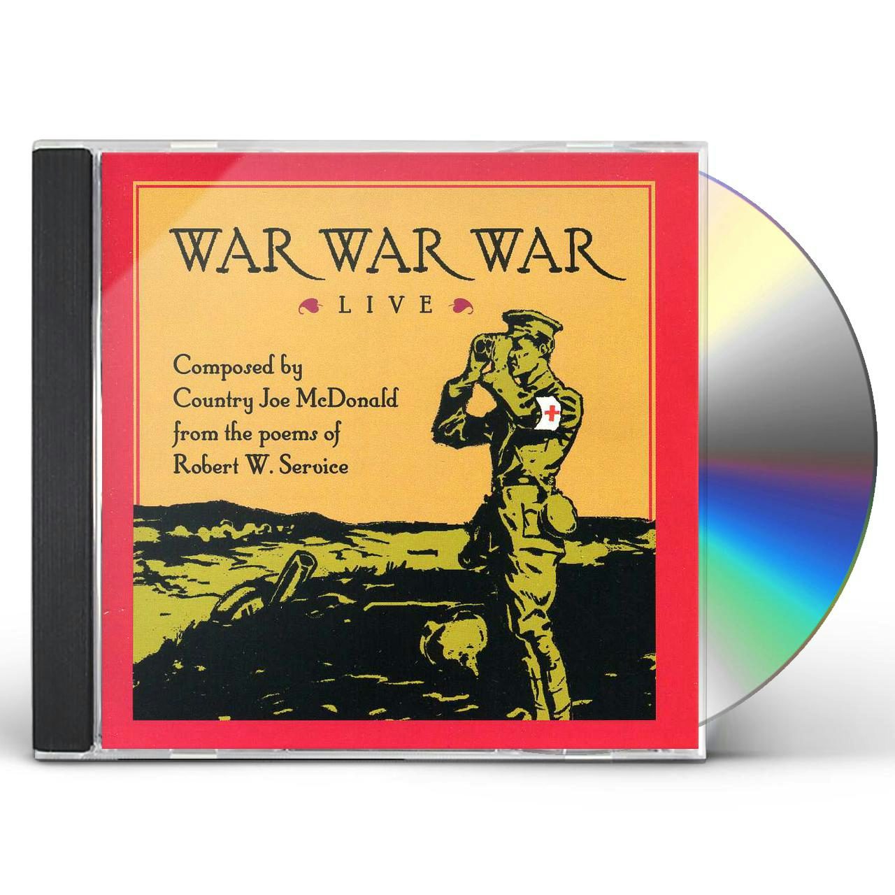 Country Joe McDonald WAR WAR WAR LIVE CD