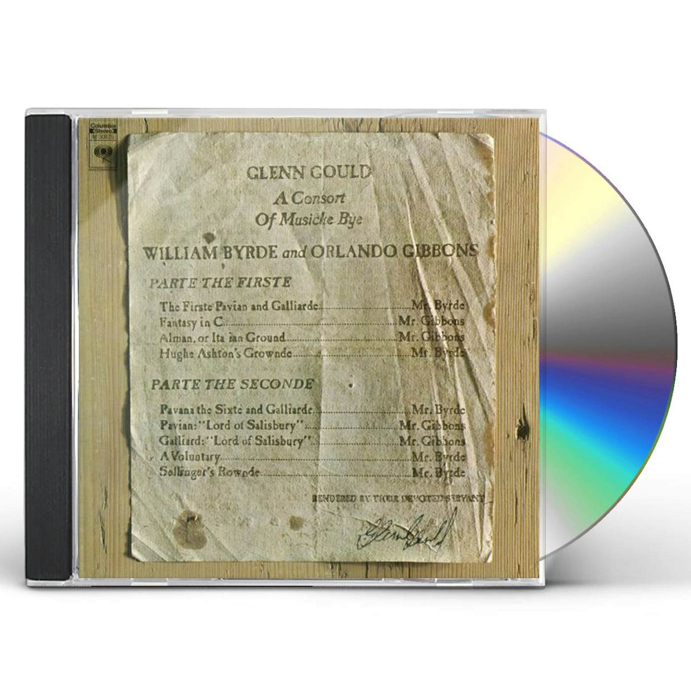 Glenn Gould CONSORT OF MUSIC BY BYRD & GIBBONS CD