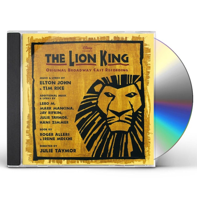 Various Artists Lion King Broadway Musical Cd