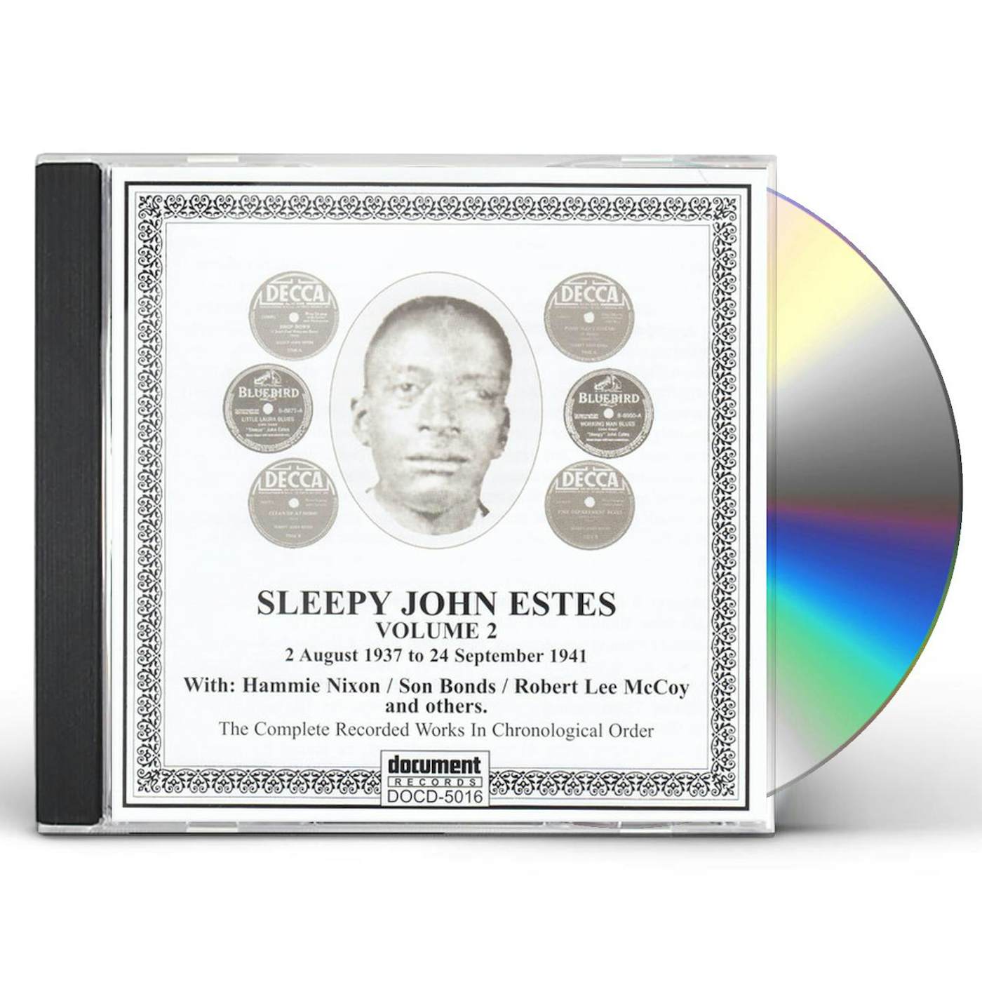 Sleepy John Estes COMPLETE RECORDINGS VOLUME 2: 1937-1941 CD
