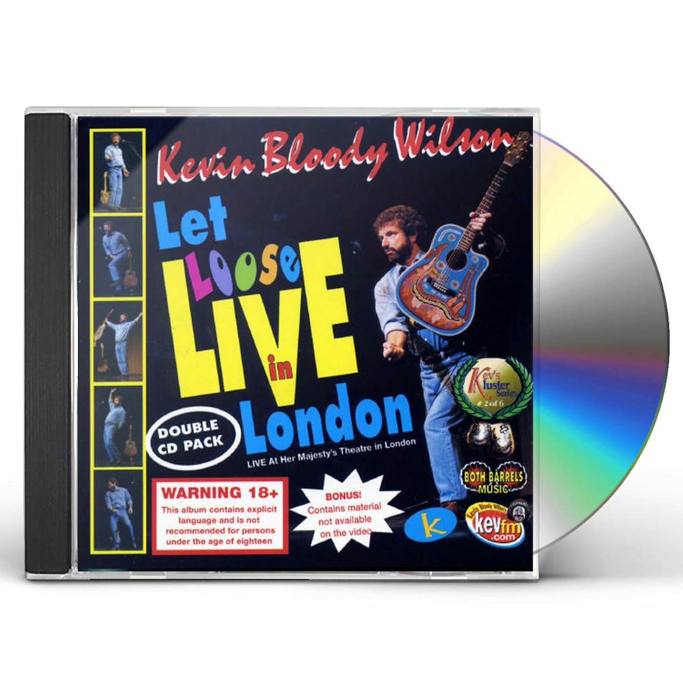 Kevin Bloody Wilson LET LOOSE LIVE IN LONDON CD