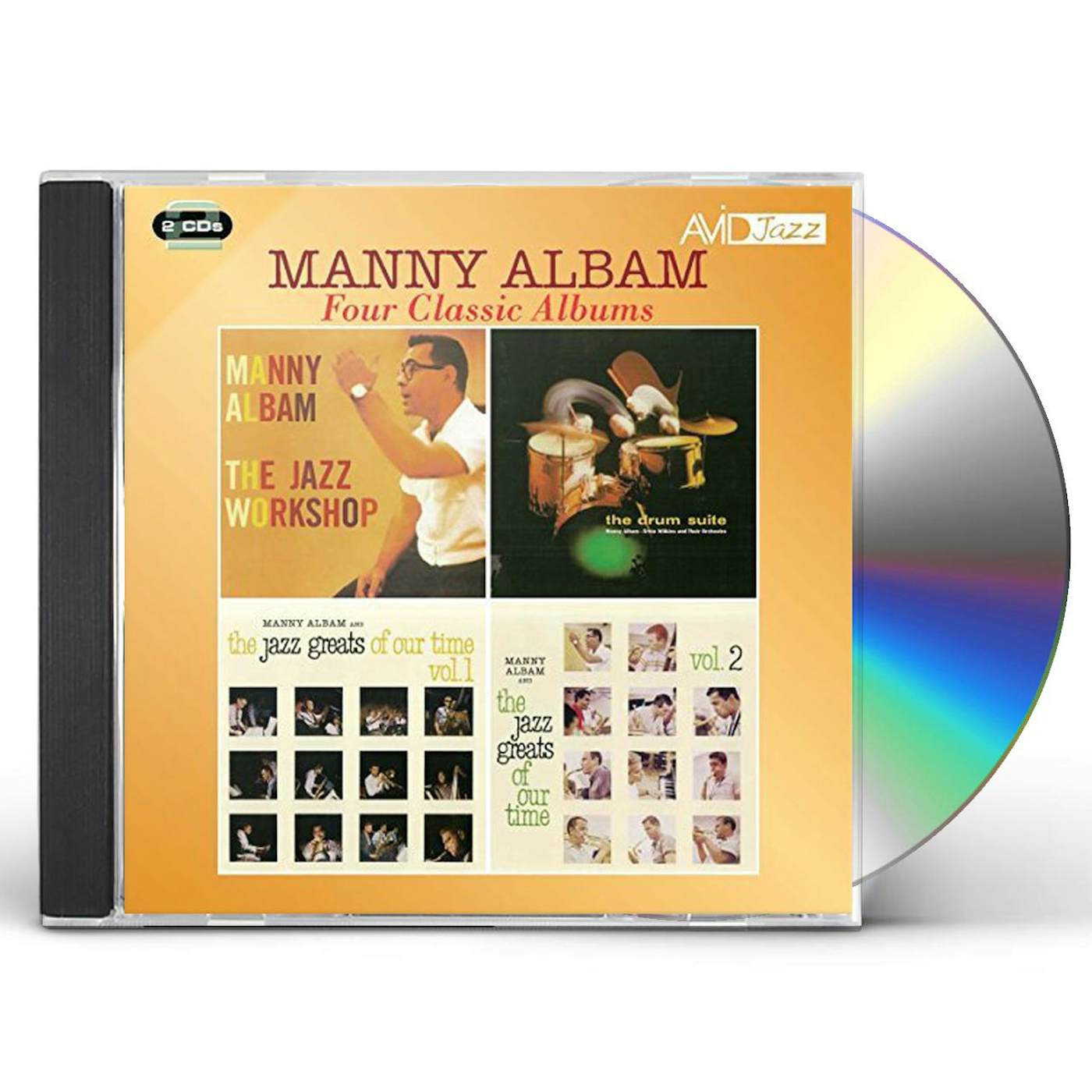 Manny Albam 4 LPS - JAZZ WORKSHOP / DRUM SUITE / JAZZ GREATS CD