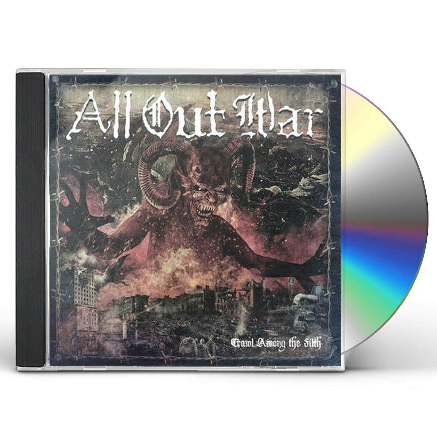 All Out War CRAWL AMONG THE FILTH CD