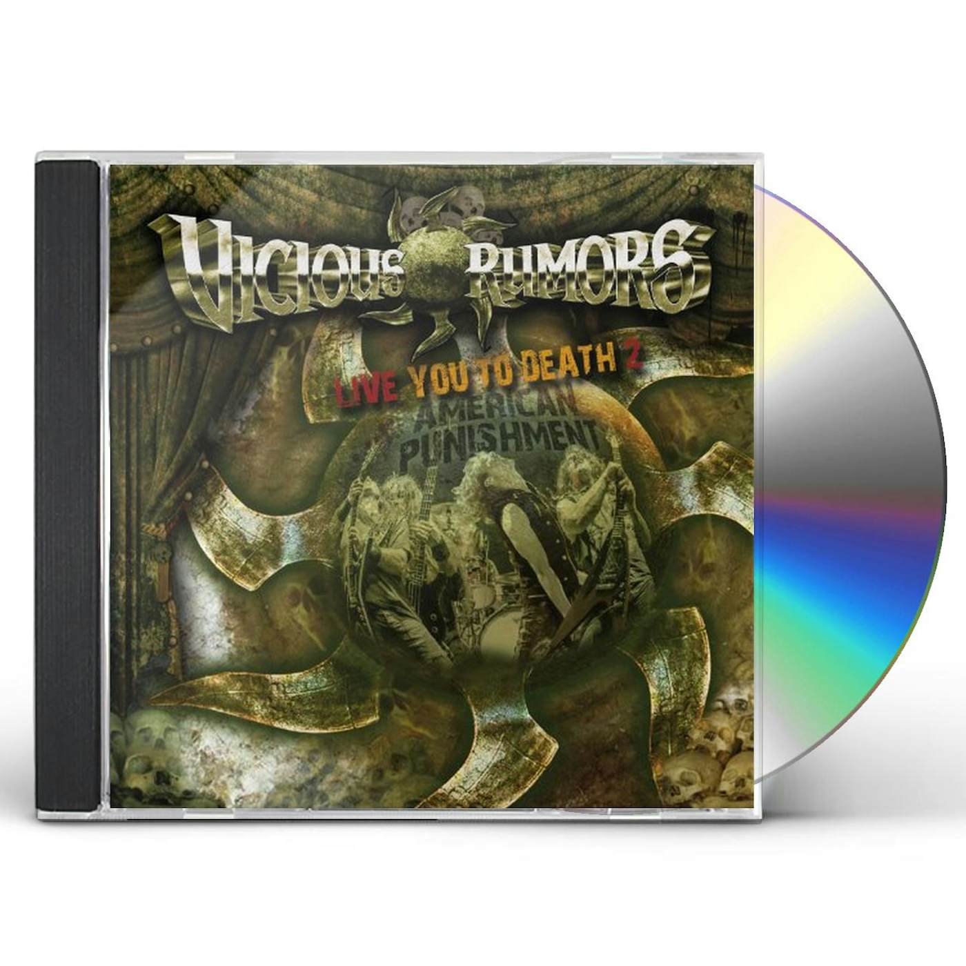 Vicious Rumors LIVE YOU TO DEATH 2-AMERICAN PUNISHMENT CD