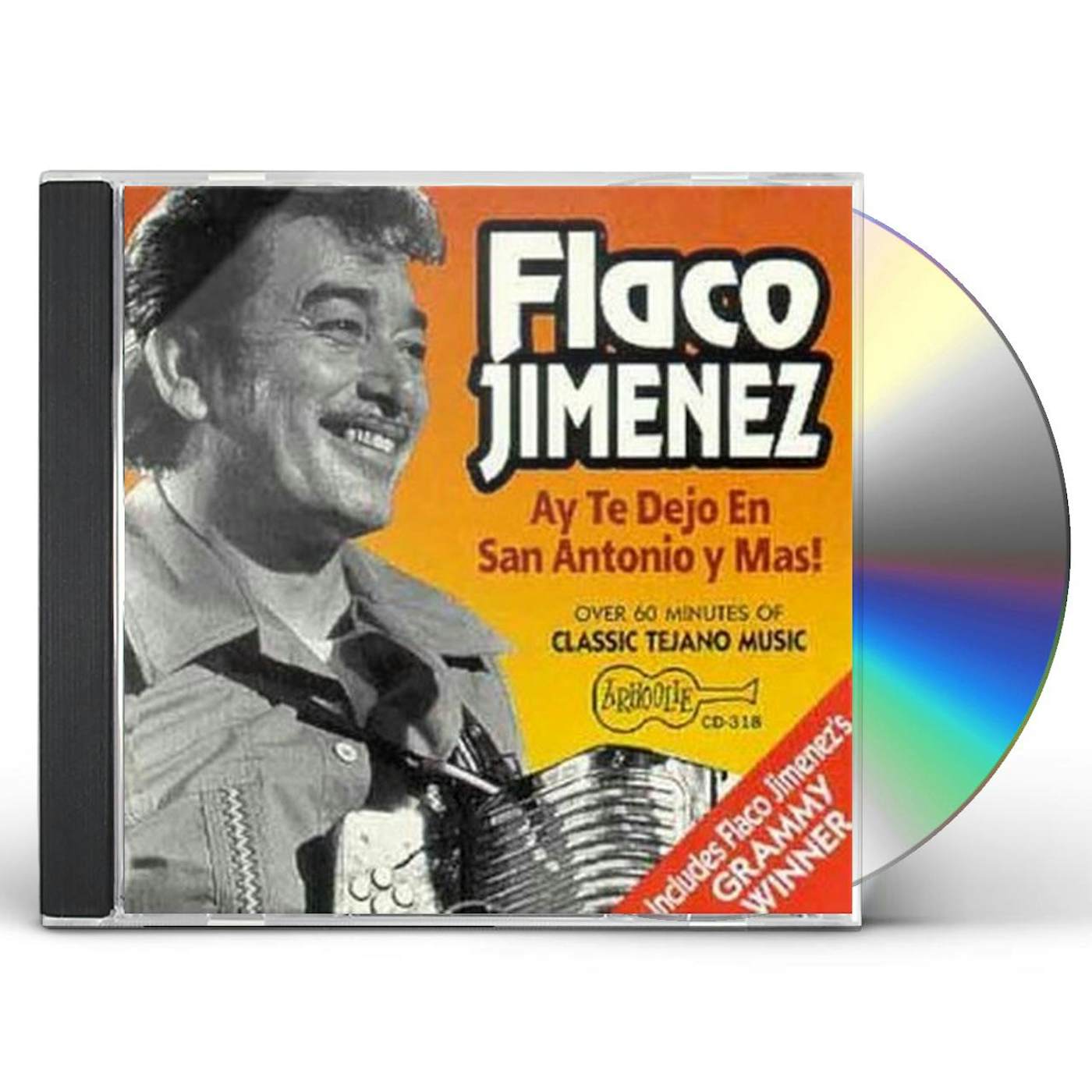 Flaco Jimenez AY TE DEJO EN SAN ANTONIO Y MAS CD
