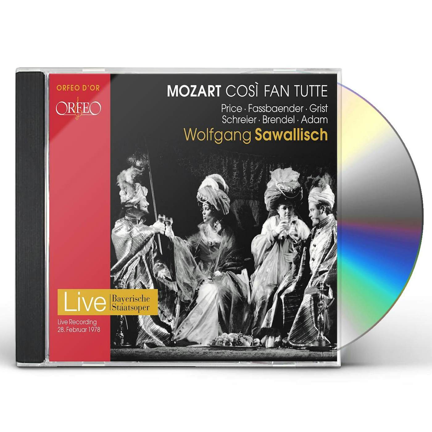 W.A. Mozart COSI FAN TUTTE CD